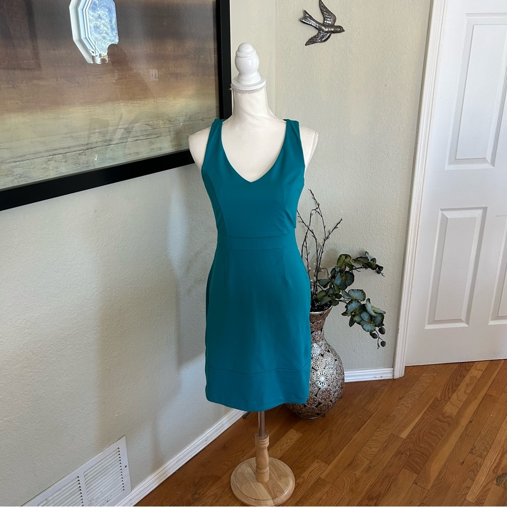 Cynthia Rowley Teal Knee Length Dress in Sz 2